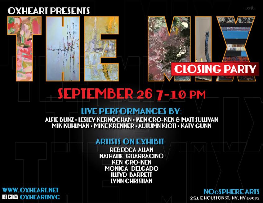 Closing party | saturday, september 26 7-10pm